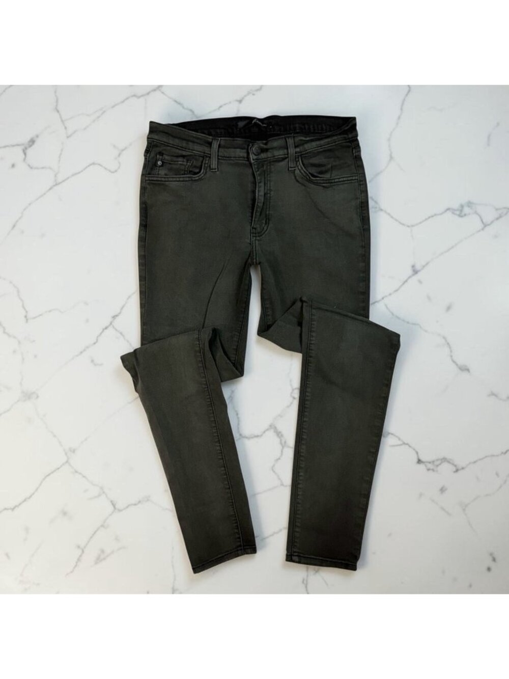 Kancan Mid Rise Skinny Stretch Jeans Size 30 Waist Thyme Spray Wash BK1172R
